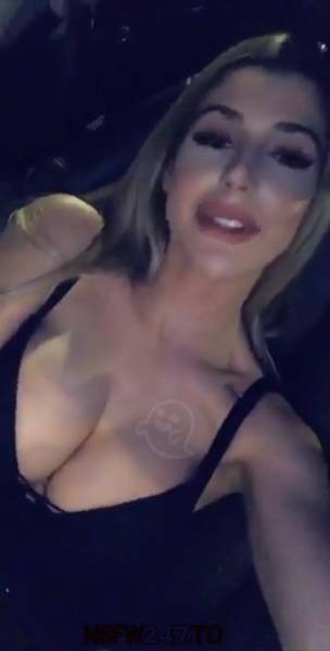 Andie Adams pussy fingering at night in car snapchat premium xxx porn videos on fangals.org