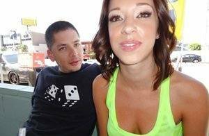 Seductive teen Jada Stevens gives a deepthroat blowjob and gets fucked on fangals.org