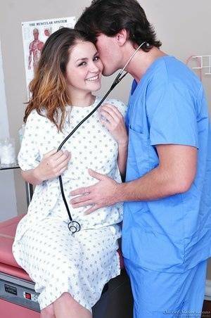 Gorgeous pornstar Allie Haze enjoys hardcore sex with her doctor on fangals.org