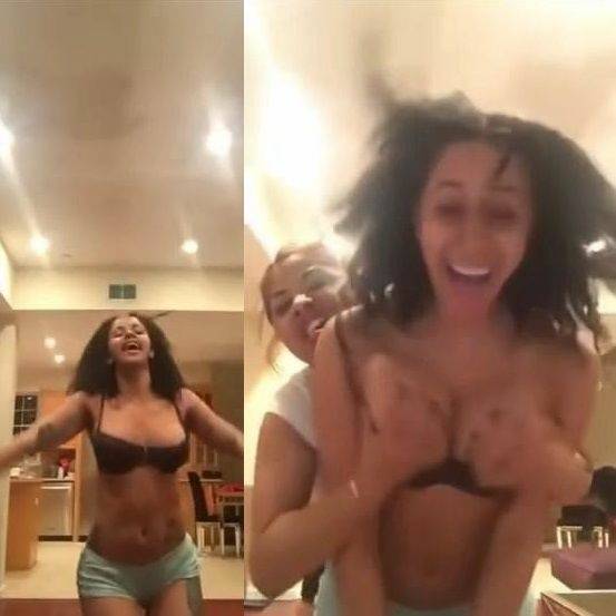 Cardi B Lesbian Boob Grabbing Dance Video Leaked - Usa on fangals.org