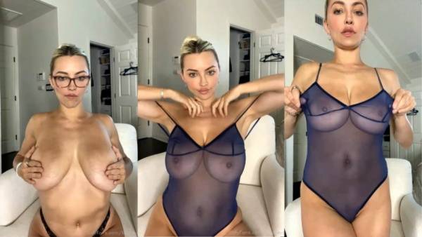 Lindsey Pelas Nude See Through Try On Video Leaked on fangals.org