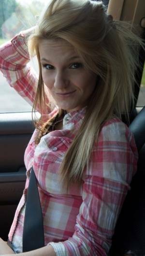 Young blonde girl Hope Harper sucks and fucks her way to a free ride on fangals.org