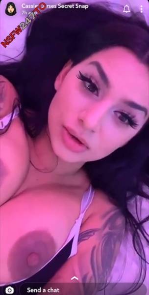 Cassie Curses big boobs & pussy tease snapchat premium xxx porn videos on fangals.org