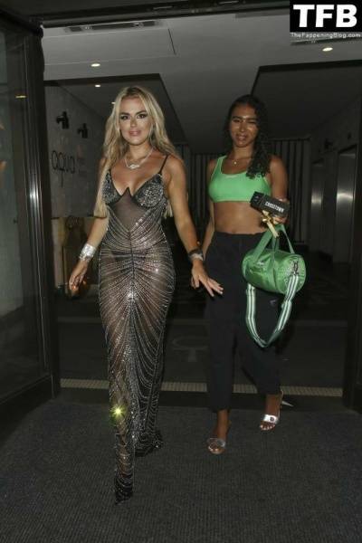 Tallia Storm Looks Hot in a See-Through Dress After the TOWIE Season Launch Party on fangals.org