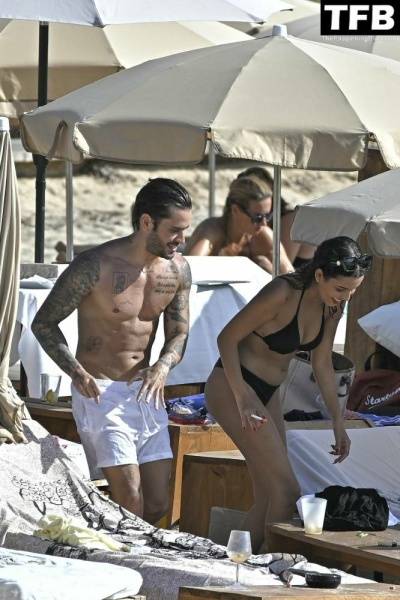 Rodri Fuertes Enjoys a Day with a Girl on the Beach in Ibiza on fangals.org