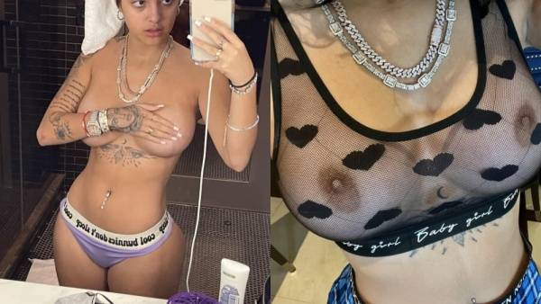 Malu Trevejo Nude See Through Lingerie Thong Photos on fangals.org