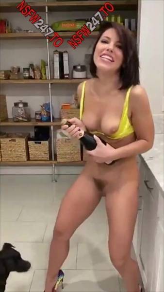 Adriana Chechik masturbating till squirt & drinking it snapchat premium xxx porn videos on fangals.org