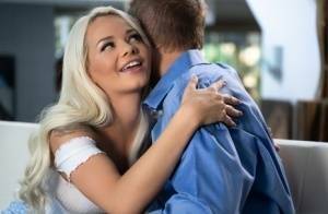 Beautiful teen Elsa Jean hugs her stepdad before seducing and fucking him on fangals.org