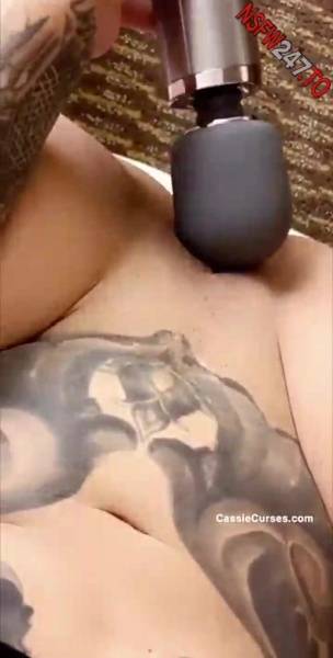 Cassie Curses Hitachi masturbating on the floor snapchat premium xxx porn videos on fangals.org