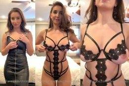 Christina Khalil Sexy Lingerie Boob Play Video Leaked on fangals.org