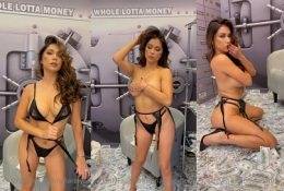 Arianny Celeste Nude Black Lingerie Tease Video Leaked on fangals.org