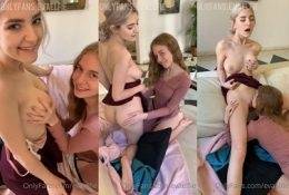 Eva Elfie Nude Lesbian Sex Video Leaked on fangals.org