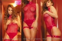 Yanet Garcia See Through Red Lingerie Tease Video Leaked on fangals.org