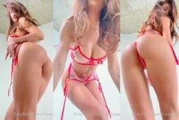 Nastya Anastasia See Through Lingerie Tease Video Leaked on fangals.org