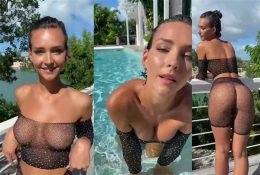 Rachel Cook NSFW See Thru Sexy Dress Video Leaked on fangals.org