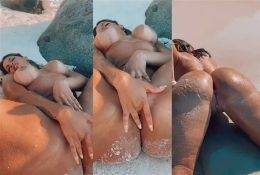 Stephanie Silveira Nude Beach Masturbating Porn Video Leaked on fangals.org