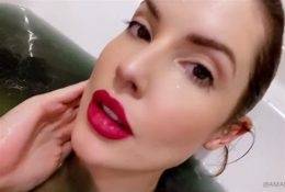 Amanda Cerny Nude Bathing OnlyFans Leaked Video on fangals.org