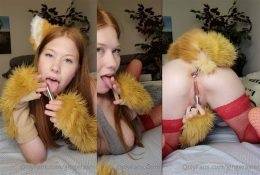 GingerASMR Fox Girl Vibe 19n 19Tail OnlyFans DM Video on fangals.org