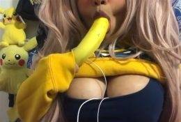 ASMR Pika Patreon Banana Lollipop Video on fangals.org