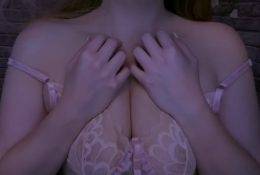 Peachy Whispering ASMR Breast Play Video on fangals.org