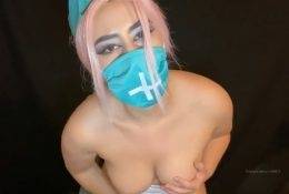 Masked ASMR Naughty Nurse Covid-19 Video on fangals.org