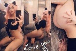 Belle Delphine NSFW Teasing Her Ass Snapchat Leaked Video on fangals.org