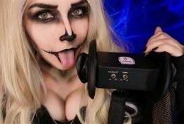 KittyKlaw ASMR Skeleton Licking & Mouth Sounds on fangals.org