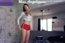 Miss Angeliquew Twitch Streamer Booty Shorts Show on fangals.org