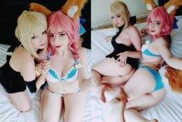 Hidori Rose X Miko Sexy Cosplay Selfies on fangals.org