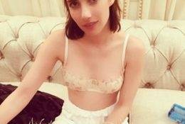 Emma Roberts in Lingerie on fangals.org