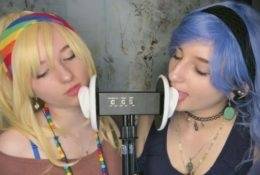 ASMR Twin Ear Licking Lesbian Edition on fangals.org