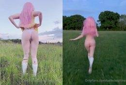 Belle Delphine Naked Running Outdoor Video Leaked on fangals.org