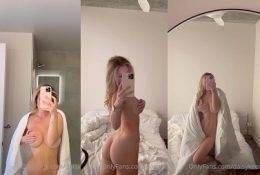 Daisy Keech Nipple Tease Selfie Video Leaked on fangals.org