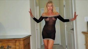 Reba Fitness Nude See Thorugh Black Sheer Dress Video Leaked on fangals.org