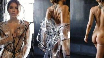 Brittney Palmer Nude Teasing in Raincoat Video Leaked on fangals.org