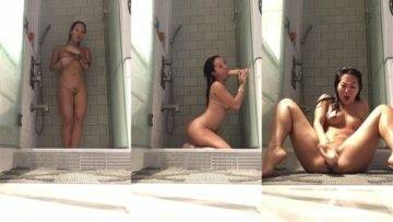 Asa Akira Nude Dildo Fucking in Shower Porn Video Leaked on fangals.org