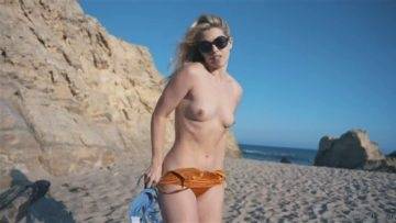 Caitlyn Sway Nude Beach Teasing Video Leaked on fangals.org