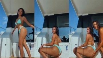 Malu Trevejo Topless Bikini Thong Twerking Video Leaked on fangals.org