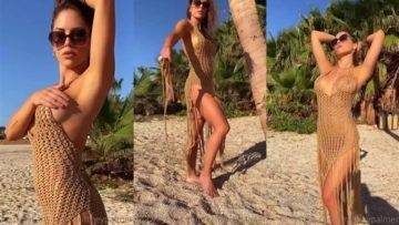 Brittney Palmer Nude Teasing At Beach Video Leaked on fangals.org