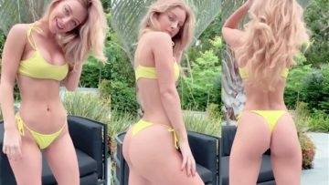 Daisy Keech Nude Dancing In Yellow Bikni Video Leaked on fangals.org