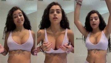 Malu Trevejo Nude Titty Shaking Teasing Video Leaked on fangals.org