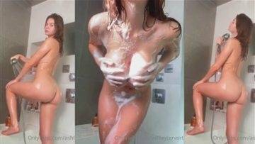 Ashley Tervort Leaked Nude Shower Nipple Show Porn Video on fangals.org