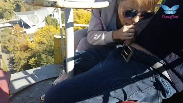 Yasmibutt extreme public blowjob & cum swallow from dirty milf on the ferris wheel yasmi butt xxx free porn videos on fangals.org