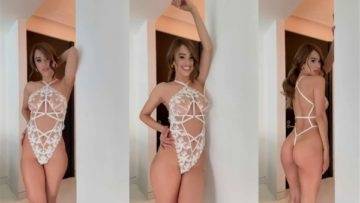 Yanet Garcia Nude See Through Lingerie Video Leaked on fangals.org