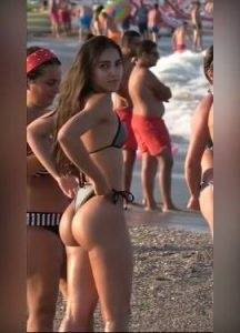 Perfect ass beach teen bikini on fangals.org