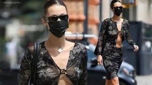 Bella Hadid Flashes Her Nude Tits in NYC (52 Photos) Mega on fangals.org