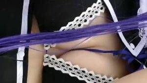 Fishnet Pantyhose Cosplayer on fangals.org