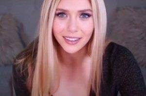 Elizabeth Olsen Birthday Jerk Off Instructional Video on fangals.org