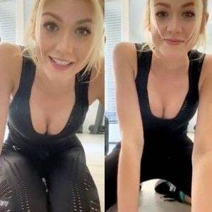 KATHERINE MCNAMARA SKILLED AT SUBTLY SHOWING HER TITS thothub on fangals.org