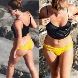 EMMA WATSON BOOTY CHEEKS IN A THONG BIKINI thothub on fangals.org